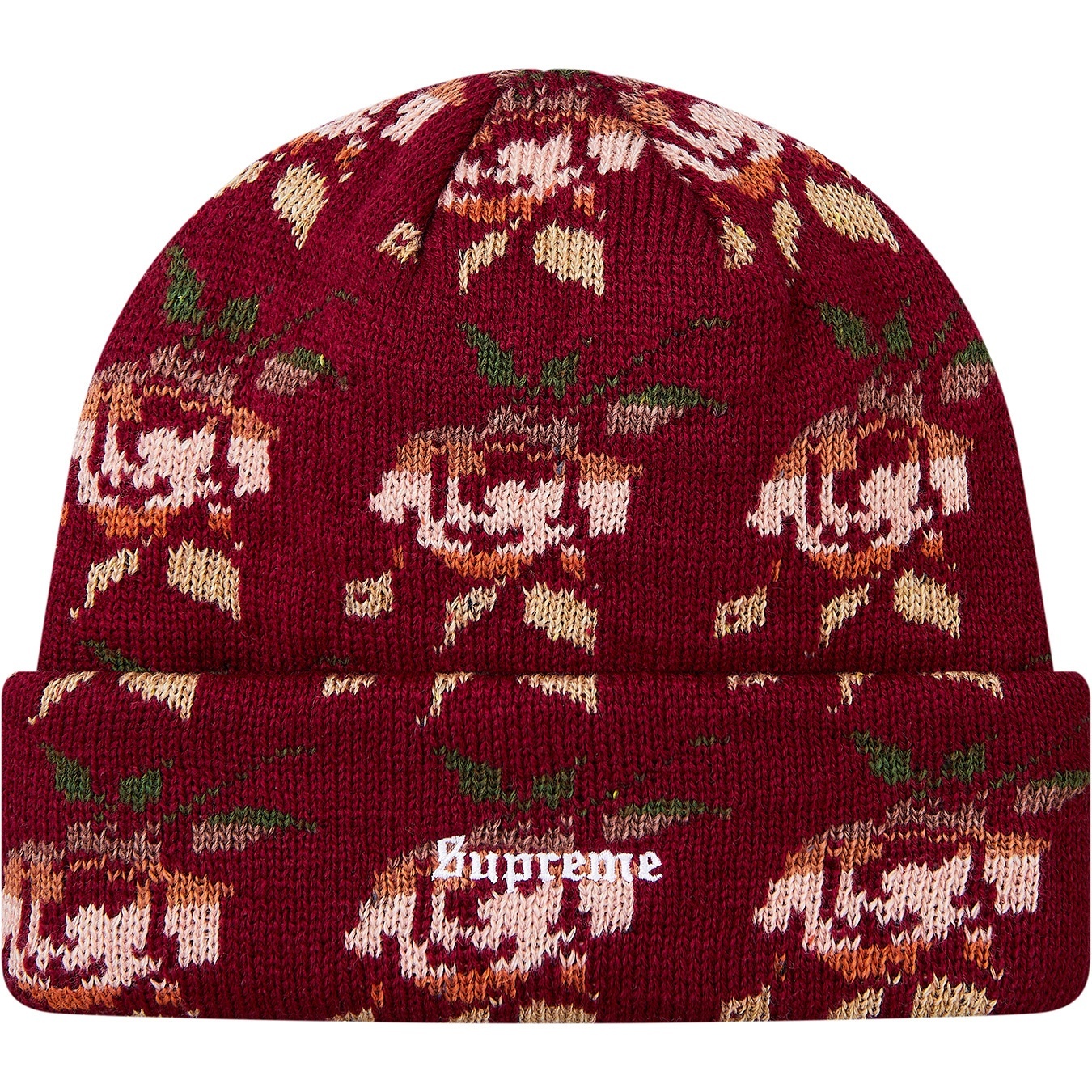 Rose Jacquard Beanie view 3